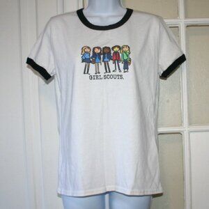 90s Girl Scouts Ringer Tee USA Size X-Lrg